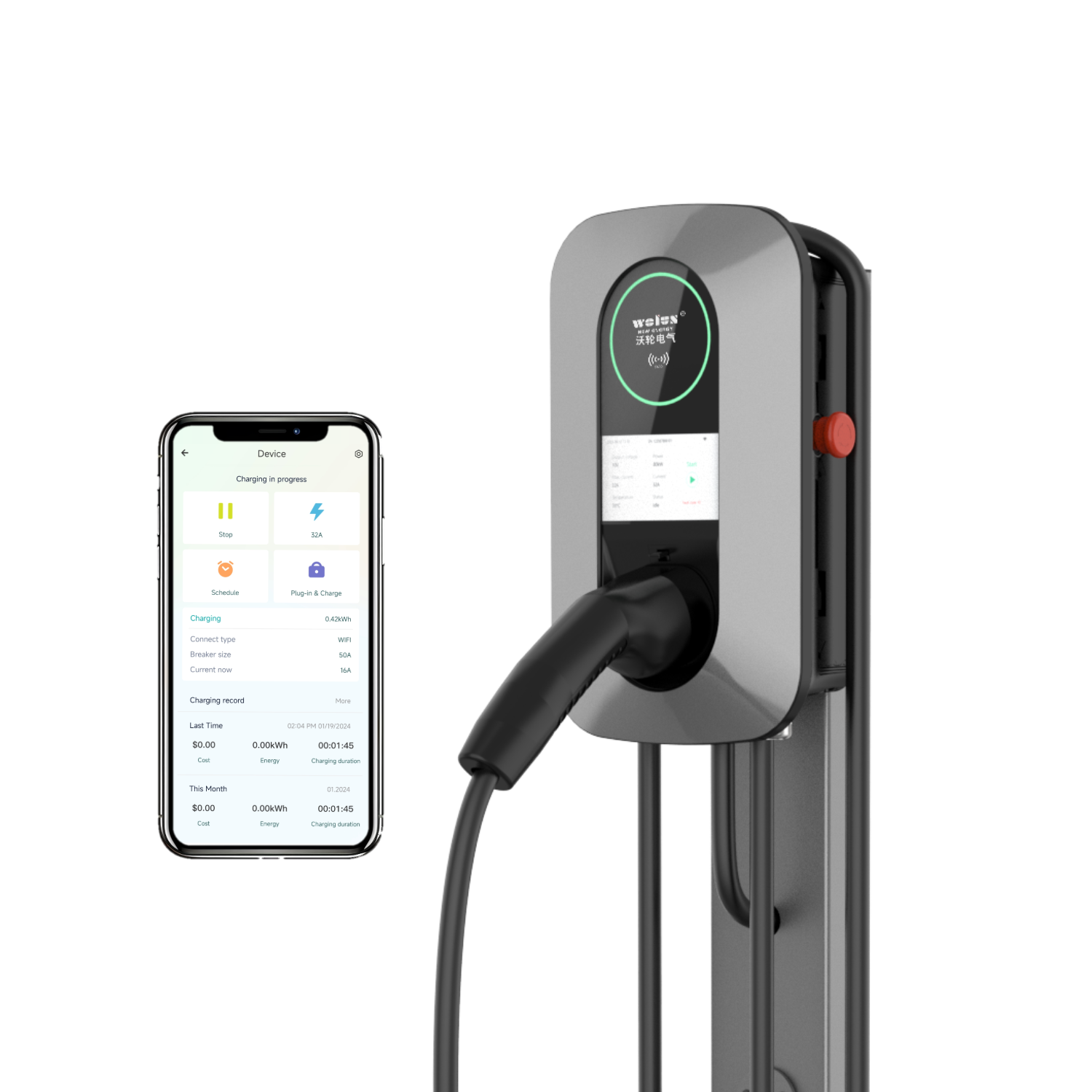 Home Ev Charger - Stacja ładowania AC 22kW do domu,