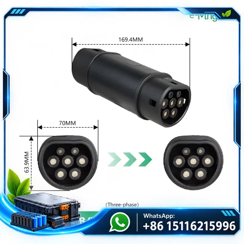 Ev Charging Pile - E-mingze Przenośny Adapter EV 32A GB/T