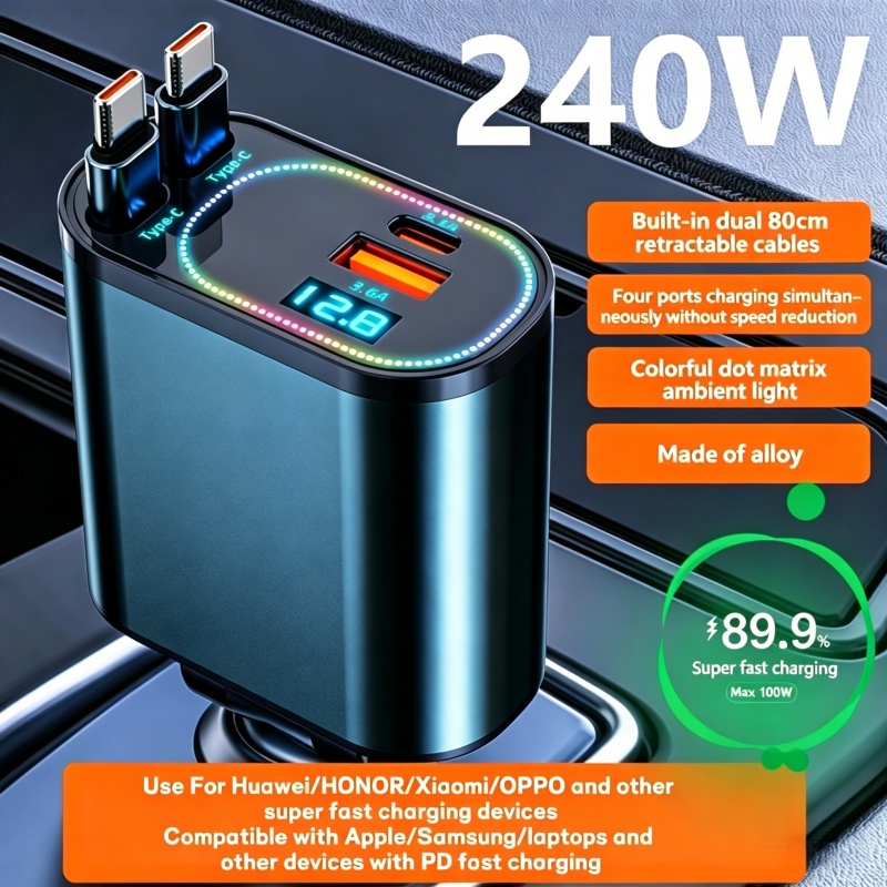 Ładowarka samochodowa 4 w 1 z  – Fast Ev Charger recenzja i cena